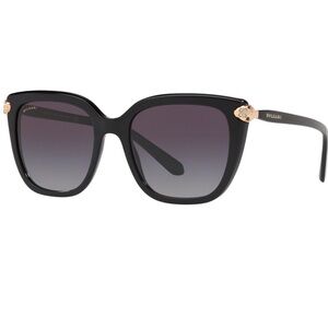 Bvulgari Black and Gold Sunglasses